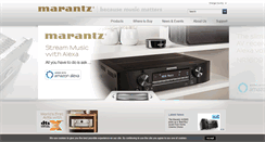 Desktop Screenshot of marantz.co.uk